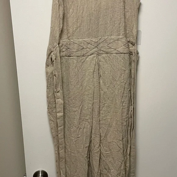 Chinta Mani Alchemi Tunic Womens Small 100% Cotton Beige Bohemian - Picture 7 of 15